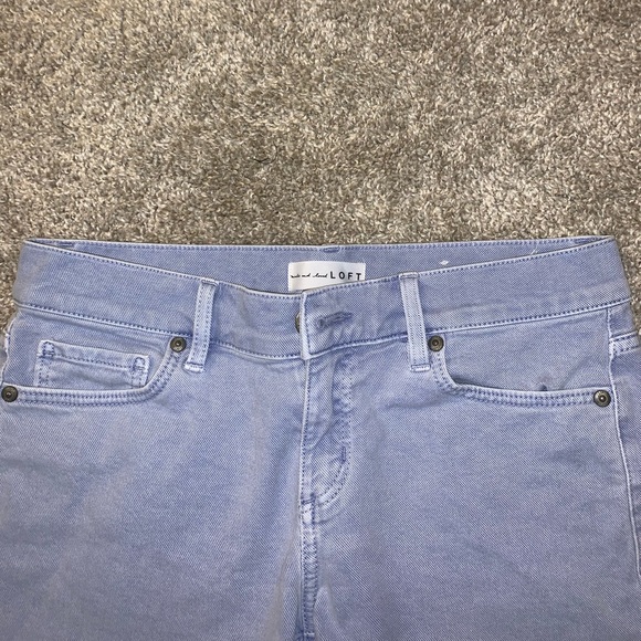 LOFT Light Blue Jean Shorts size 25 - Picture 4 of 11
